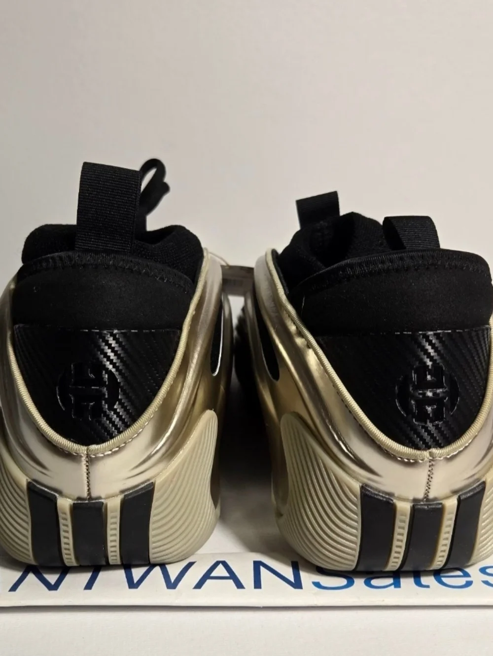 Adidas Harden Volume 9 Cyber Metallic Black Basketball Men’s Size 18 New JR2506